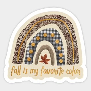 Fall Is my Favorite Color Sticker